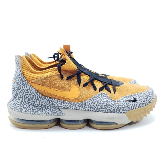Size 12 - Mens Nike LeBron 16 Low x Atmos Safari 2019 PreOwned without box - Picture 4 of 9